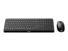 Load image into Gallery viewer, Philips 4000 series SPT6407B/40 keyboard Mouse included Universal RF Wireless + Bluetooth QWERTY English Black