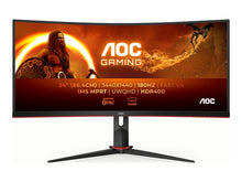 Load image into Gallery viewer, AOC G2 CU34G2XP CU34G2XP/BK 86.4 cm 34IN 3440 x 1440 pixels UltraWide Quad HD LED Black