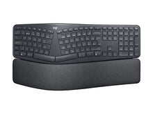 Load image into Gallery viewer, Logitech Ergo K860 for Business keyboard RF Wireless + Bluetooth UK International Graphite