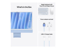 Load image into Gallery viewer, Apple iMac AIO MWV33B/A M4 16GB 512GB SSD 24IN MacOS Blue