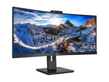 Load image into Gallery viewer, Philips P-Line 346P1CRH/00 34" QHD Ultrawide Curved USB-C Monitor with Webcam