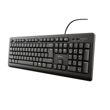 Load image into Gallery viewer, Trust 23984 TK-150 keyboard USB QWERTY UK English Black