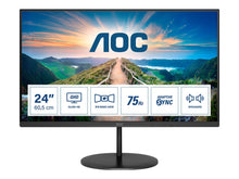 Load image into Gallery viewer, AOC V4 Q24V4EA LED display 60.5 cm 23.8IN 2560 x 1440 pixels 2K Ultra HD Black