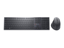Load image into Gallery viewer, DELL KM900 keyboard Mouse included RF Wireless + Bluetooth QWERTY UK English Graphite KM900-GR-UK