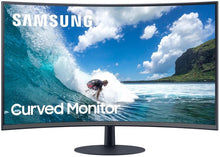 Load image into Gallery viewer, Samsung LC24T550FDUXEN LED display 59.9 cm (23.6IN) 1920 x 1080 pixels Full HD Curved Monitor