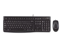 Load image into Gallery viewer, Logitech Desktop 920-002552 MK120 keyboard Mouse included USB QWERTY English Black
