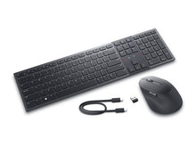 Load image into Gallery viewer, DELL KM900 keyboard Mouse included RF Wireless + Bluetooth QWERTY UK English Graphite KM900-GR-UK
