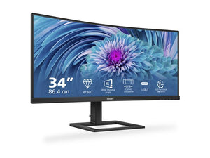 Philips E Line 346E2CUAE/00 86.4 cm 34IN 3440 x 1440 pixels Wide Quad HD+ LCD Black