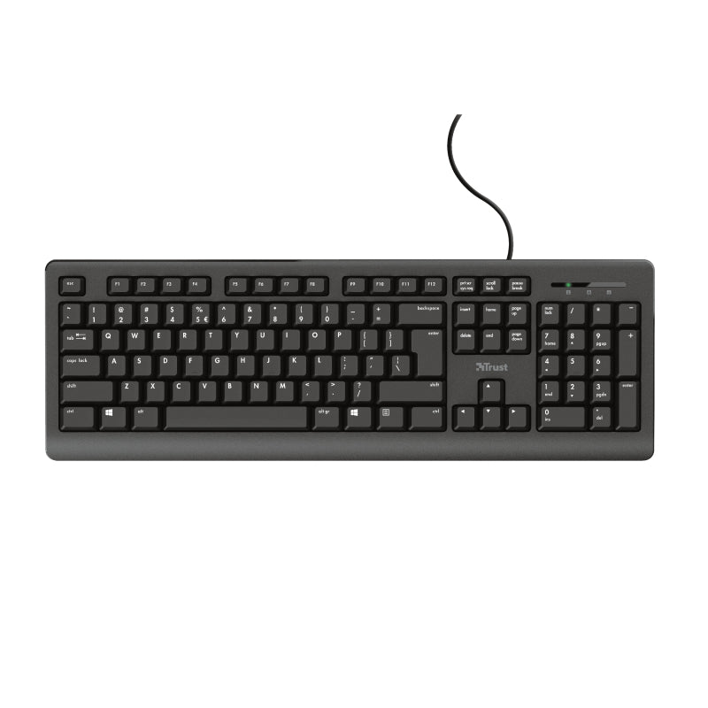 Trust 23984 TK-150 keyboard USB QWERTY UK English Black