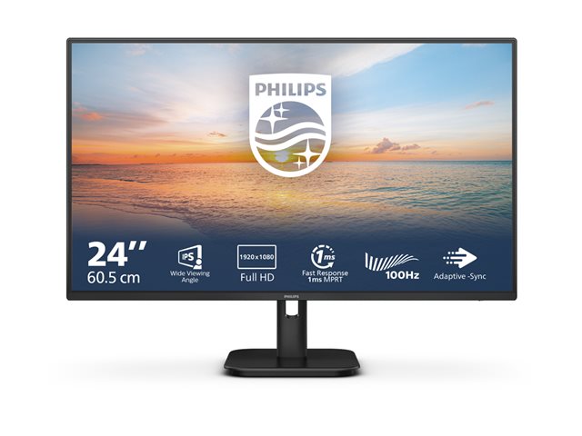 Philips 1000 series 24E1N1100A/00 LED display 60.5 cm 23.8IN 1920 x 1080 pixels FHD LCD Black