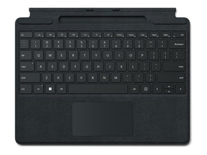 Microsoft Surface Pro X/8/9 Signature Keyboard with Copilot Button and Pen Storage - Black 8XB-00141