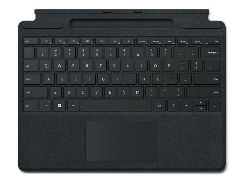 Microsoft Surface Pro X/8/9 Signature Keyboard with Copilot Button and Pen Storage - Black 8XB-00141