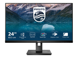 Philips S Line 242S9JML/00 LED display 61 cm 24IN 1920 x 1080 pixels Full HD LCD Black