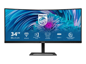 Philips E Line 346E2CUAE/00 86.4 cm 34IN 3440 x 1440 pixels Wide Quad HD+ LCD Black