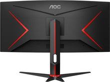 Load image into Gallery viewer, AOC CU34G2X/BK 34&quot; UWQHD FREESYNC 144HZ CURVED GAMING MONITOR
