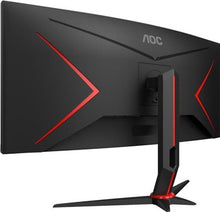 Load image into Gallery viewer, AOC CU34G2X/BK 34&quot; UWQHD FREESYNC 144HZ CURVED GAMING MONITOR
