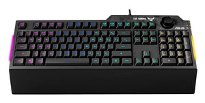 ASUS TUF Gaming K1 RGB keyboard USB Black 90MP01X0-BKEA00