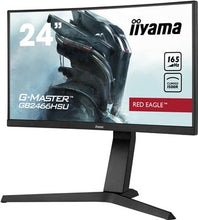 Load image into Gallery viewer, IIYAMA G-MASTER RED EAGLE GB2466HSU-B1 24&quot; 165HZ FREESYNC PREMIUM CURVED GAMING MONITOR
