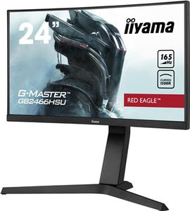 IIYAMA G-MASTER RED EAGLE GB2466HSU-B1 24" 165HZ FREESYNC PREMIUM CURVED GAMING MONITOR